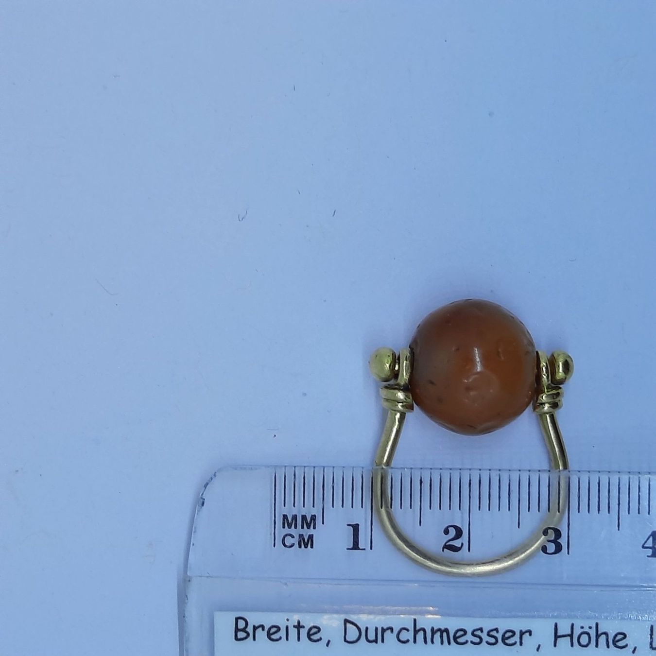 Anelli: Siegelring mir wunderschönem Karneol Edelstein – Usato da Unterägeri venduto da Altgoldschmuck 8