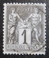 Frankreich Kat. 68F gest. 1877 Königsblau Kat. 5000 Fr.