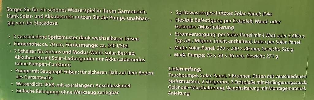 Pompes et pièces: Solarpumpe – D'occasion à Leissigen par bet_c5lh 1