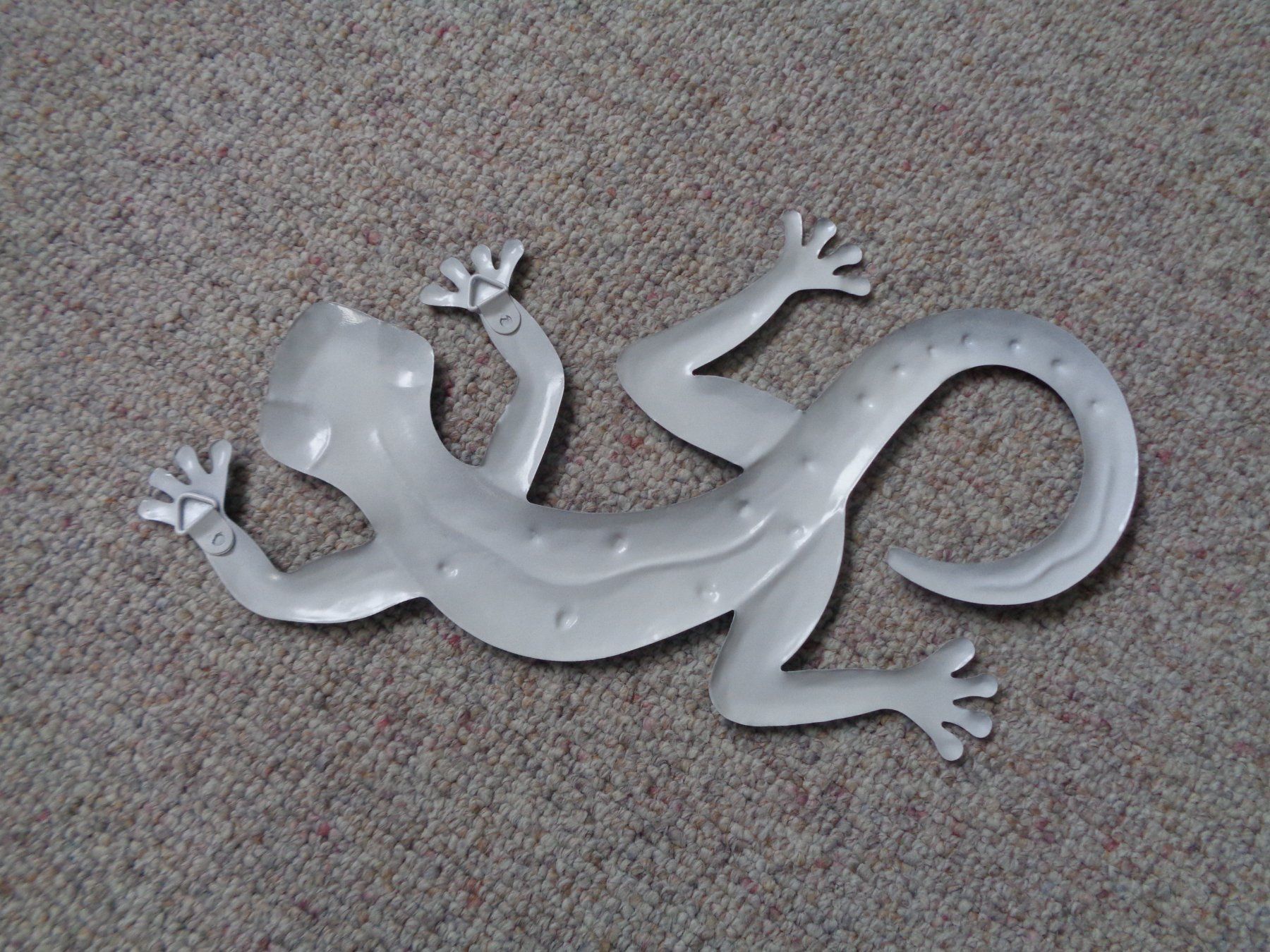 Figuren: Gecko farbig Metall (30 cm) – Neu und originalverpackt aus Langenbruck von Gumsi 2