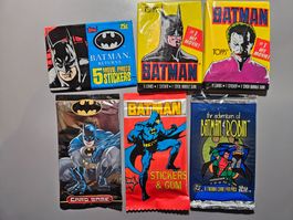Batman Sammelkarten & Sticker 90er Jahre, neu u.a.Topps