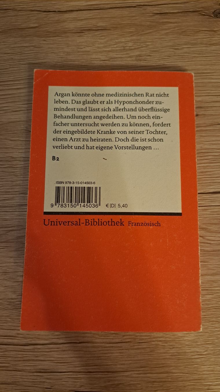 Libri: La Malade imaginaire, Molière – Usato da Schaffhausen venduto da xJuliax 3