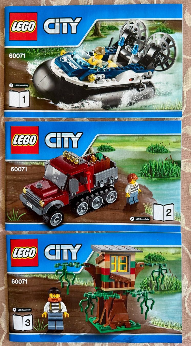 Lego Kit di costruzioni: Lego City 60071 - Hovercraft Arrest – Usato da Höri venduto da PSMarinho