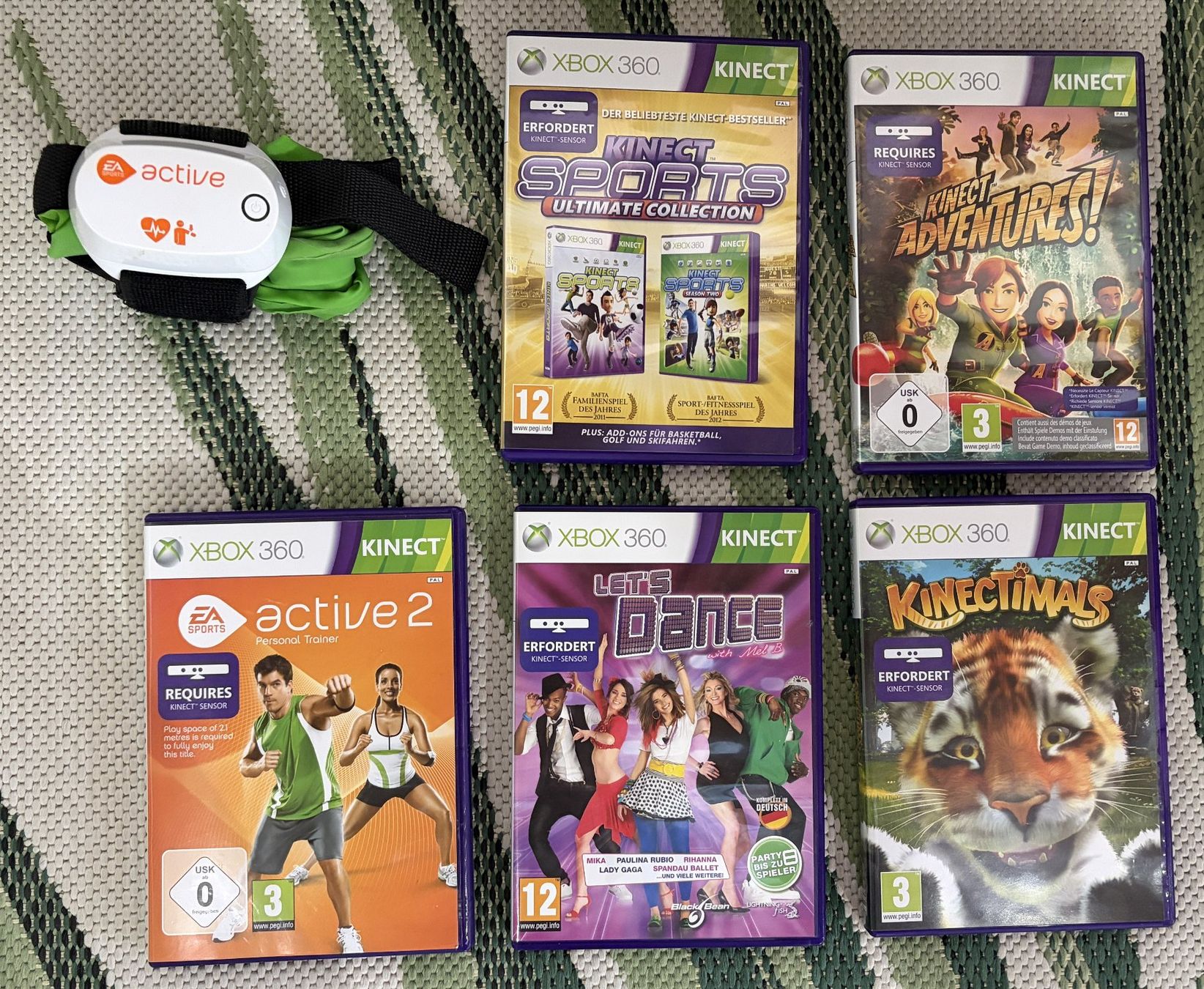 Microsoft Console: X-Box 360 inkl. kinect sensor & 5 Spiele & 1 Kontroller – Usato da Mettmenstetten venduto da PB-8932 1