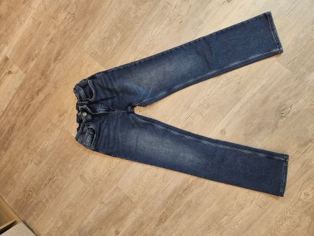 Jeans Grösse gefüttert 158 dunkelblau guter Zustand