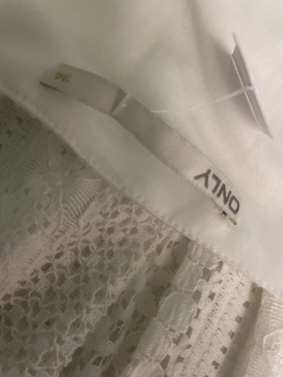 Only Vestiti: ONLY Sommerkleid Gr. 34, weiss, Spitze – Usato da Obergerlafingen venduto da cabo4 4