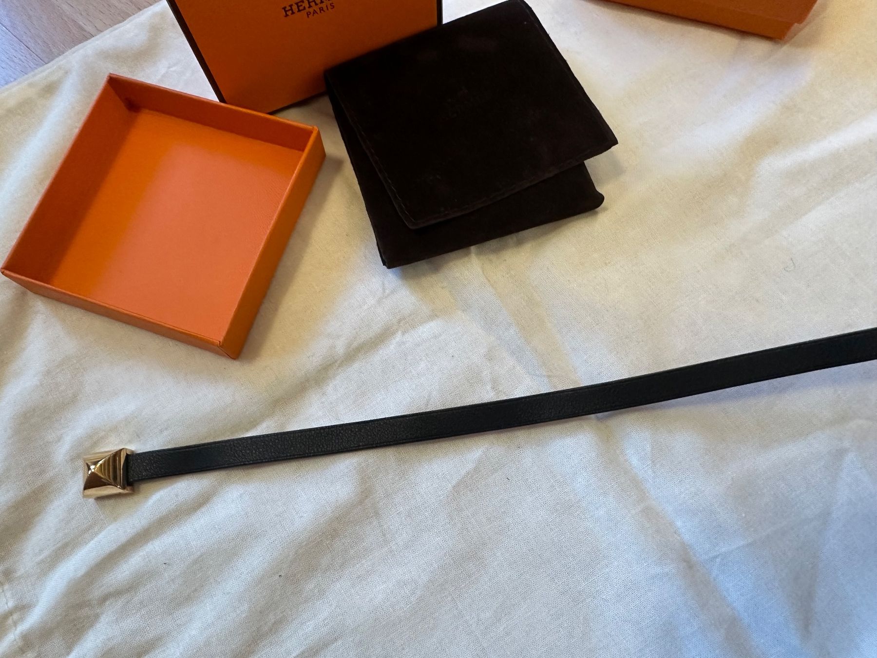 Hermès Bracelets: HERMÈS Médor leather bracelet – D'occasion à Luzern par Miausie 1