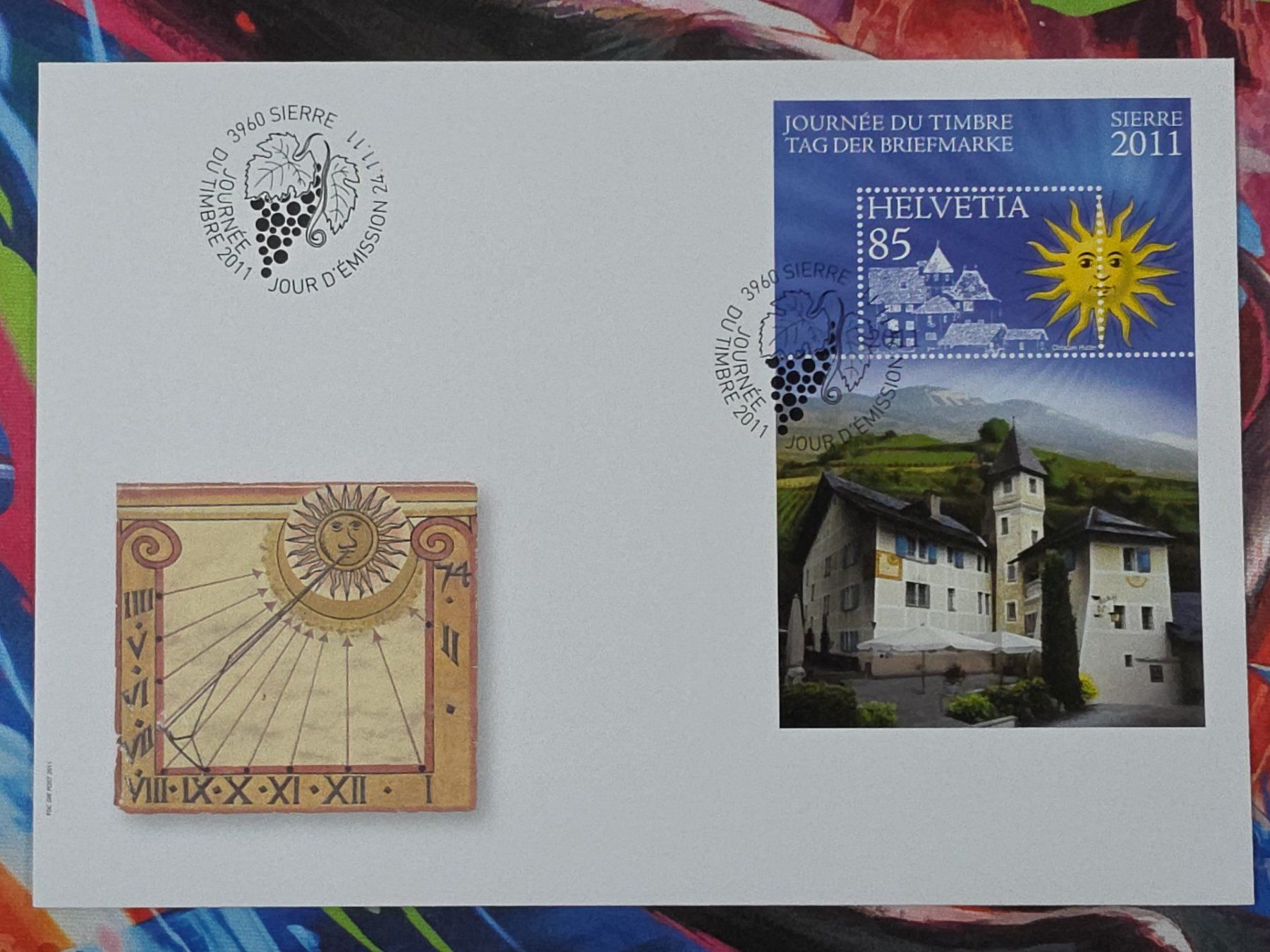 Tutti i francobolli: CL27 Enveloppe + Timbre Suisse 2011 – Usato da Cousset venduto da Patrick_Collections