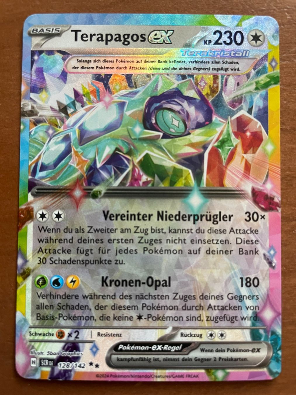 Pokémon Carte collezionabili: Pokemon Terapagos eX (Versand gratis) – Nuovo (secondo la descrizione) da Chur venduto da Angerson