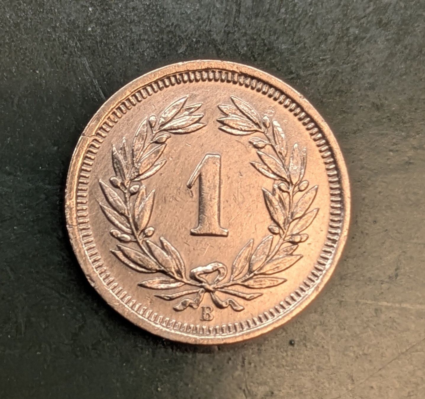 Tutti le monete: 1 Rp. 1934 Bronze – Usato da Zetzwil venduto da Spitz70 1