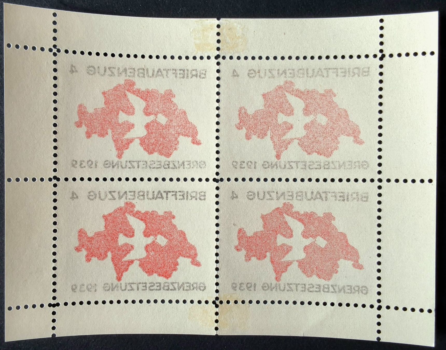 Tutti i francobolli: Brieftaubenzug 4, grau, 2.WK, Wi Bft 6-3 – Usato da Niederuzwil venduto da LichtPhil 1