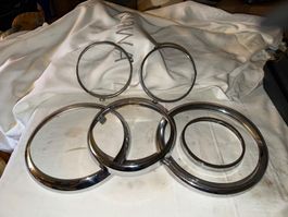 Scheinwerferringe Chrom Set gebraucht Zustand Siehe Bilder