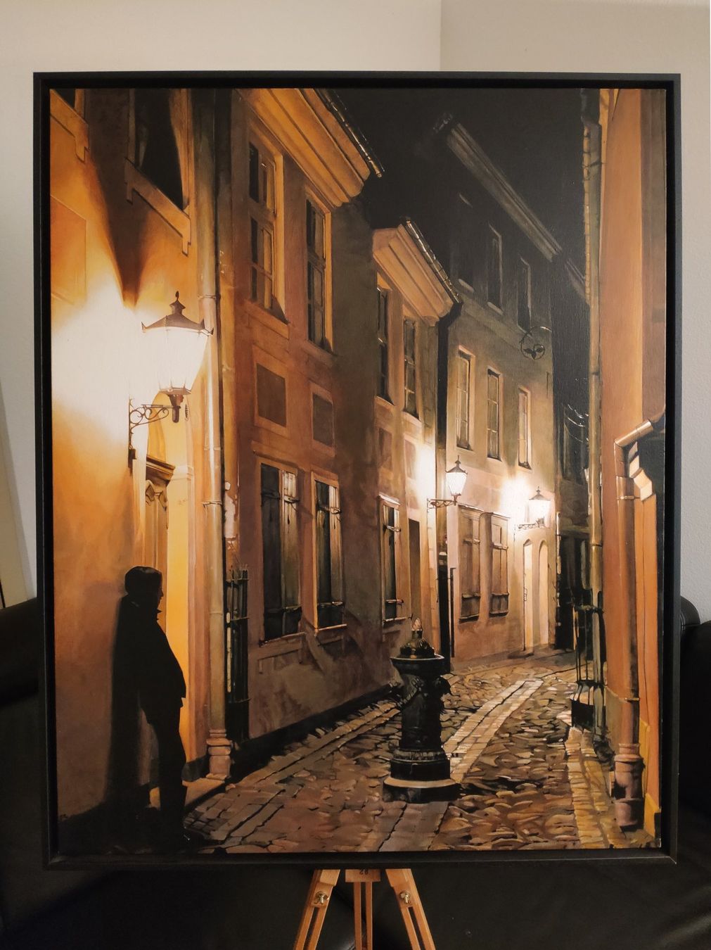 Gemälde: Acrylgemälde auf Leinwand "La rue des âmes" – Neu (gemäss Beschreibung) aus Greifensee von fran_cois