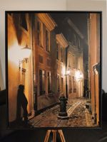 Acrylgemälde auf Leinwand "La rue des âmes"