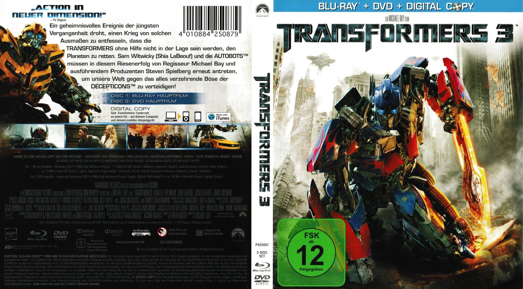 Alle DVDs: Blu-Ray - Transformers 3 – Gebraucht aus Langnau am Albis von MediaRescuerKeLoX
