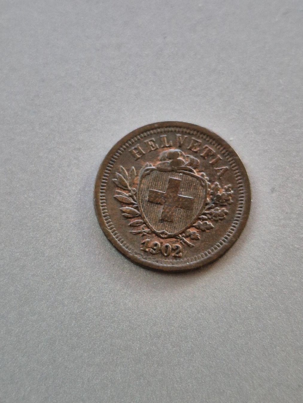 Tutti le monete: 1 Rappen 1902 - Kat. Fr. 95.-- - selten! – Usato da Mels venduto da Goldenfalcon