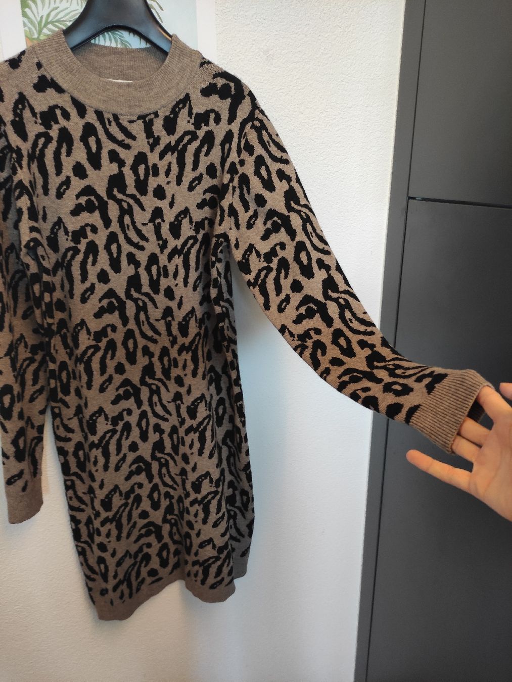 Vestiti: Strickkleid beige schwarz Leopardenmuster Gr. S Object – Nuovo (secondo la descrizione) da Schliern b. Köniz venduto da Pecannut 6