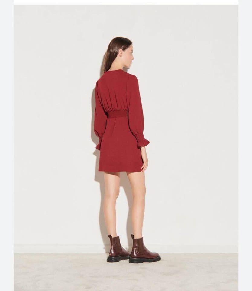 Vestiti: Sandro mini dress 34 burgundy – Usato da Zürich venduto da guo_df5r 1