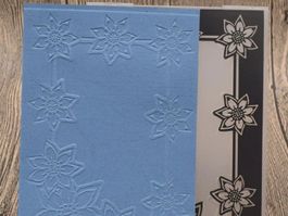Prägeschablone Nr.341, Blumen (Sizzix geeignet)
