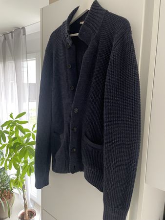 Winter Strickjacke von Gap, Dunkelblau, Grösse M