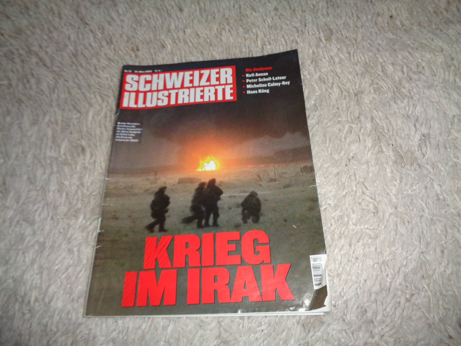 Riviste & Magazine: *** Schweizer Illustrierte *** / Krieg im Irak / 2003 – Usato da Othmarsingen venduto da Leuchtturmlady