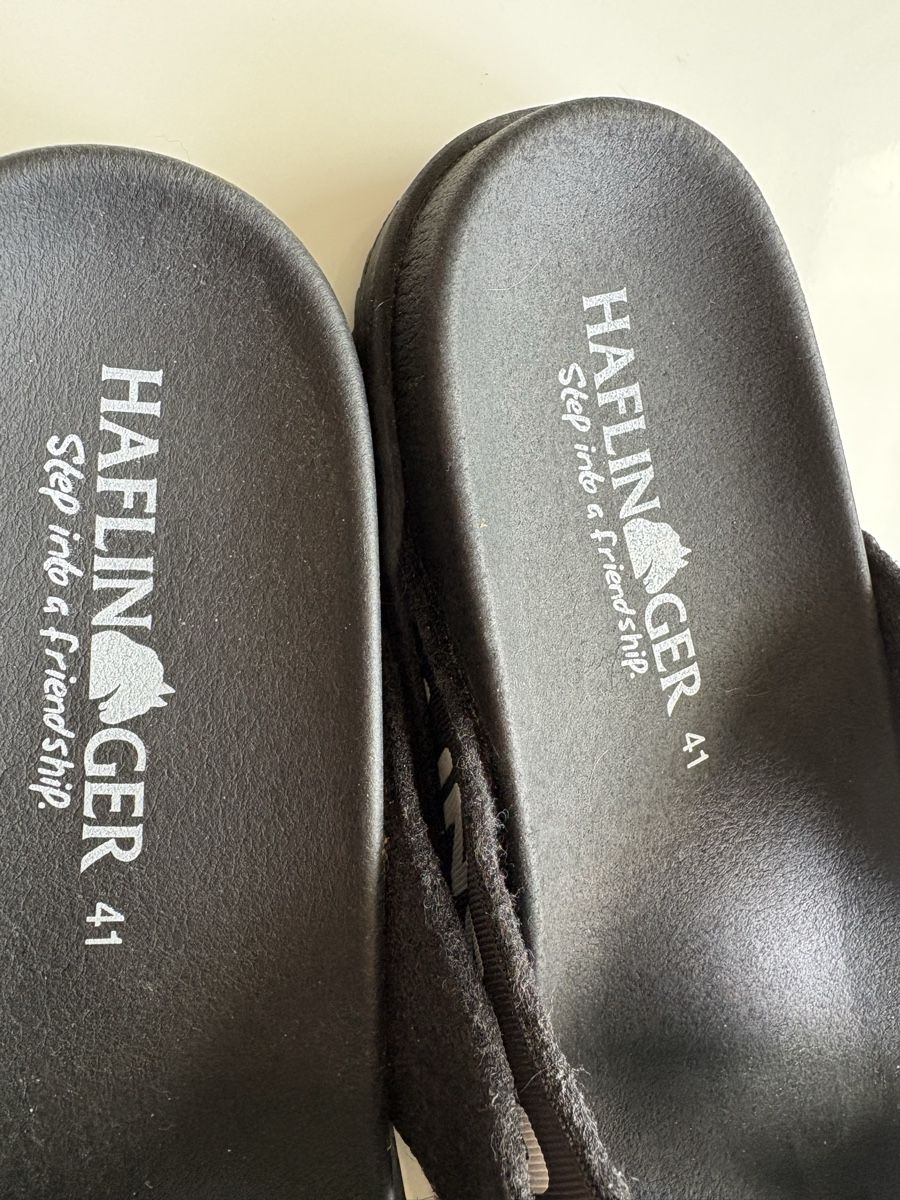 Chaussures femmes: Haflinger Pantoletten schwarz Grösse 41 neu. – Neuf avec emballage d'origine à Zürich par Auschra1 4