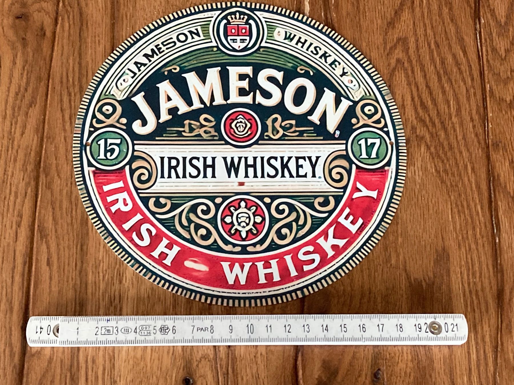 Spirituosen: Jameson Irish Whiskey / Schönes Blechschild / neu – Neu und originalverpackt aus Bremgarten AG von Eurotiz 1