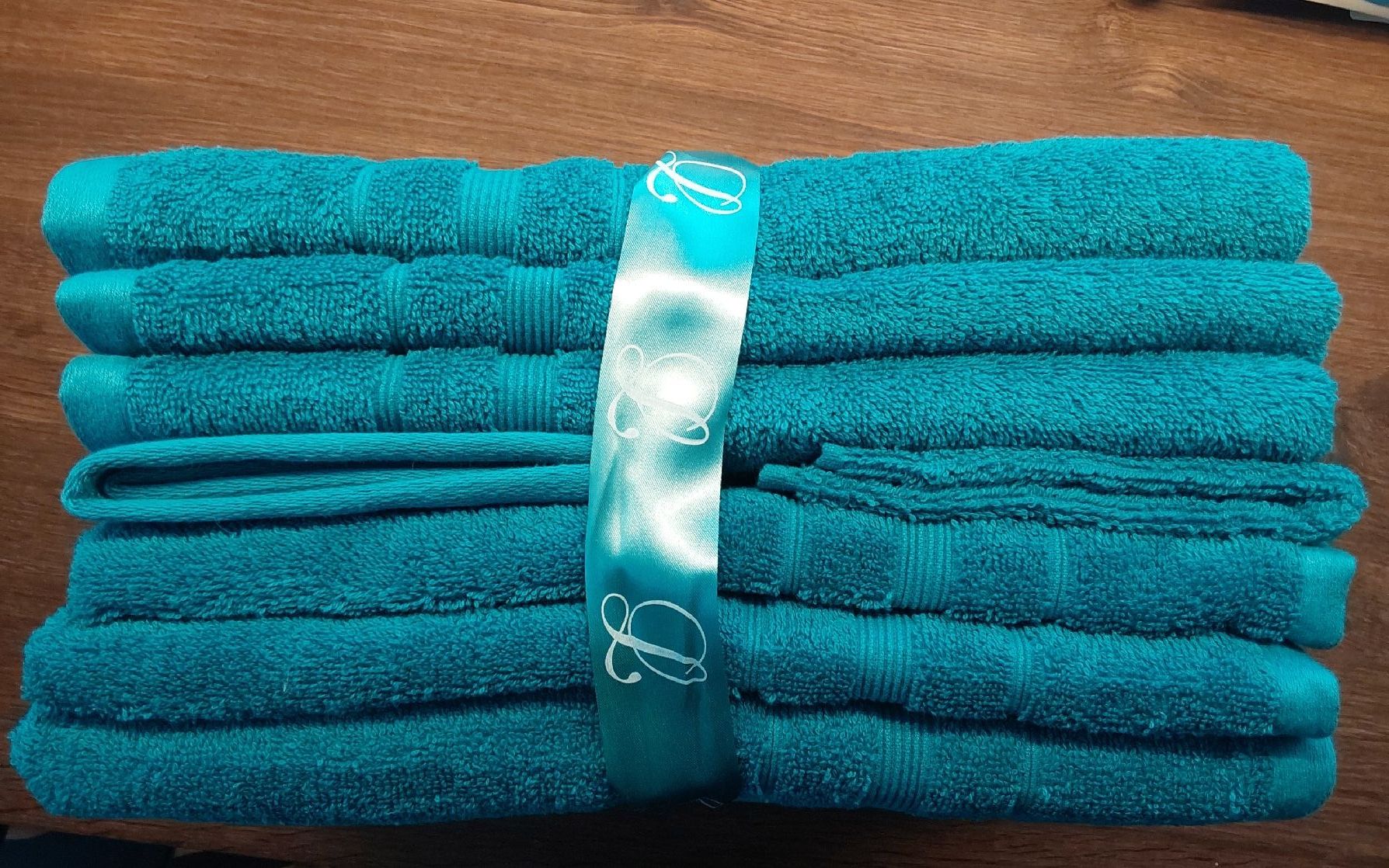 Serviettes de bain: Frotteetuchset petrol neu – Neuf avec emballage d'origine à Köniz par scopello12 1