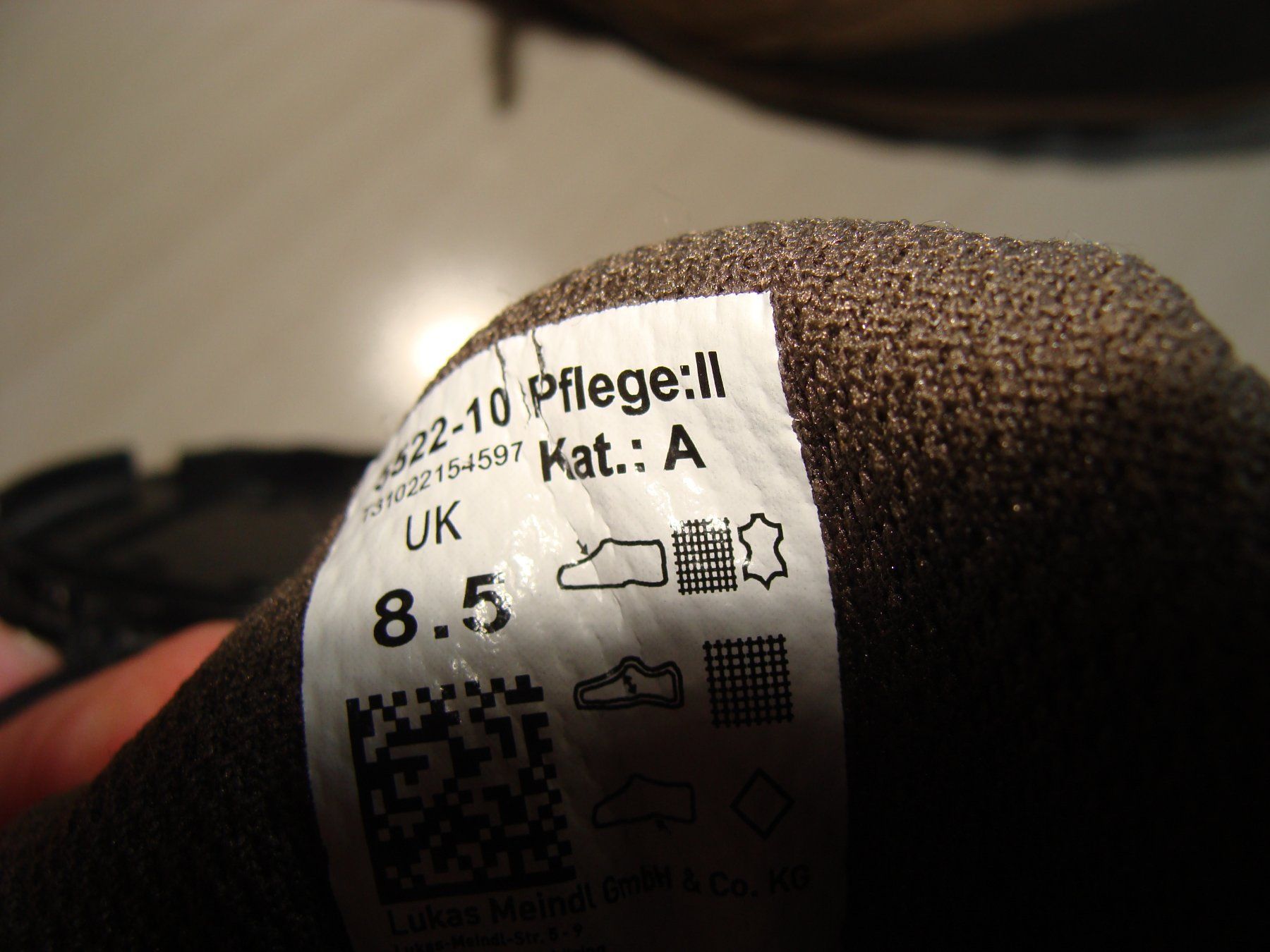 Meindl Scarpe da uomo: Neue halbhohe Wander- oder Trekkingschuhe Meindl Gr. 42,5 – Usato da Haslen AI venduto da traktor05 2