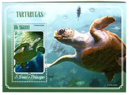 Block Schildkröten. São Tomé und Príncipe
