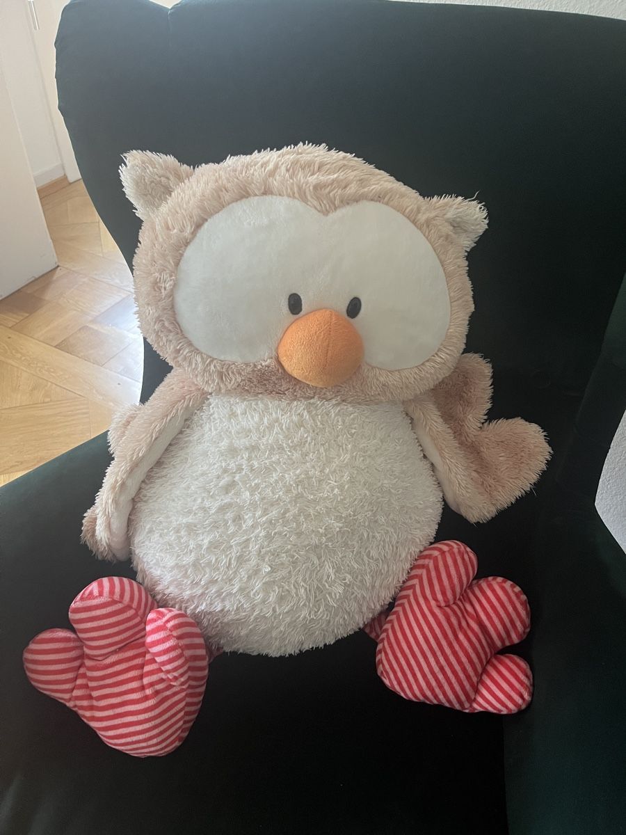 Nici Jouets: Süsse Stoff Eule, Nici, 80 cm, neuwertig – Neuf (Voir description) à Bern par Christa3006