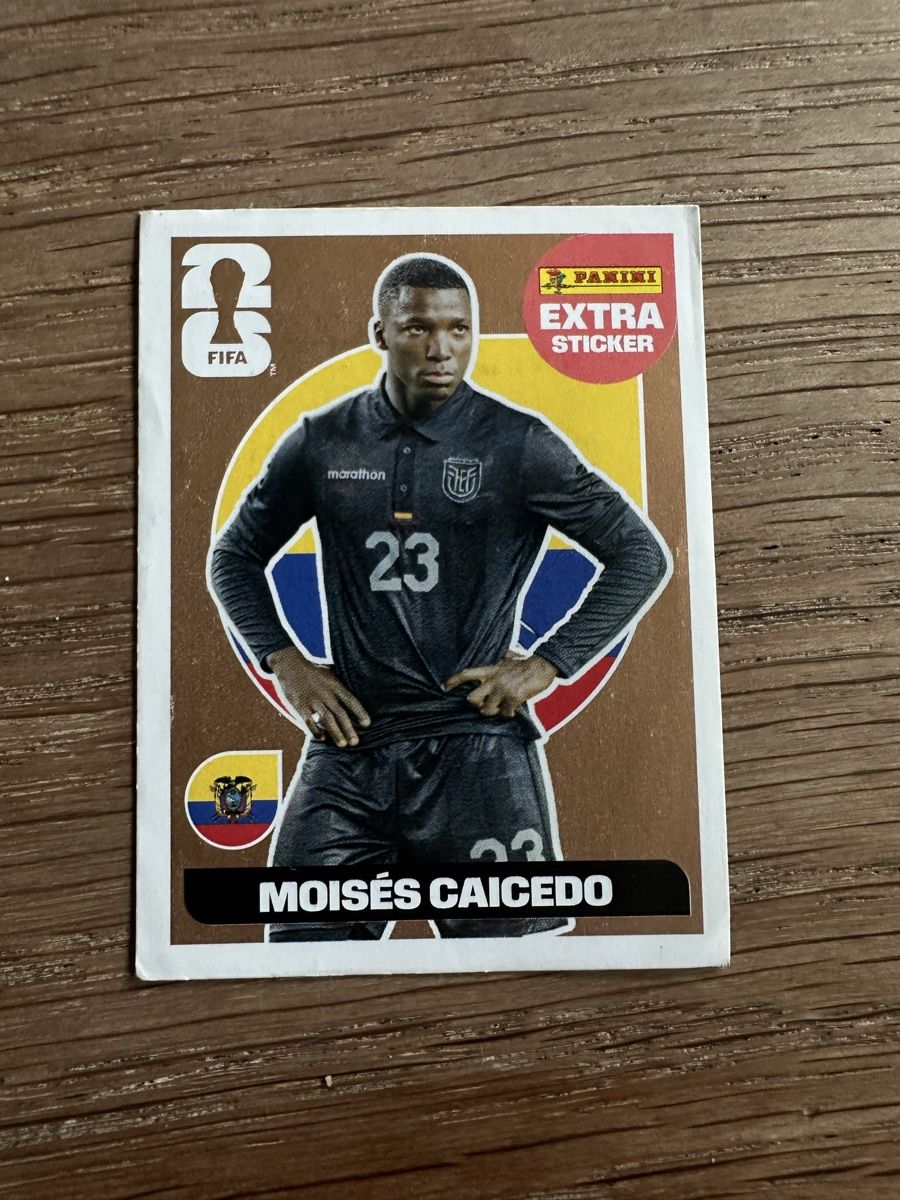 Panini Carte collezionabili: Panini extra Sticker Bronze, Moises Caicedo – Nuovo (secondo la descrizione) da zürich venduto da majasimone