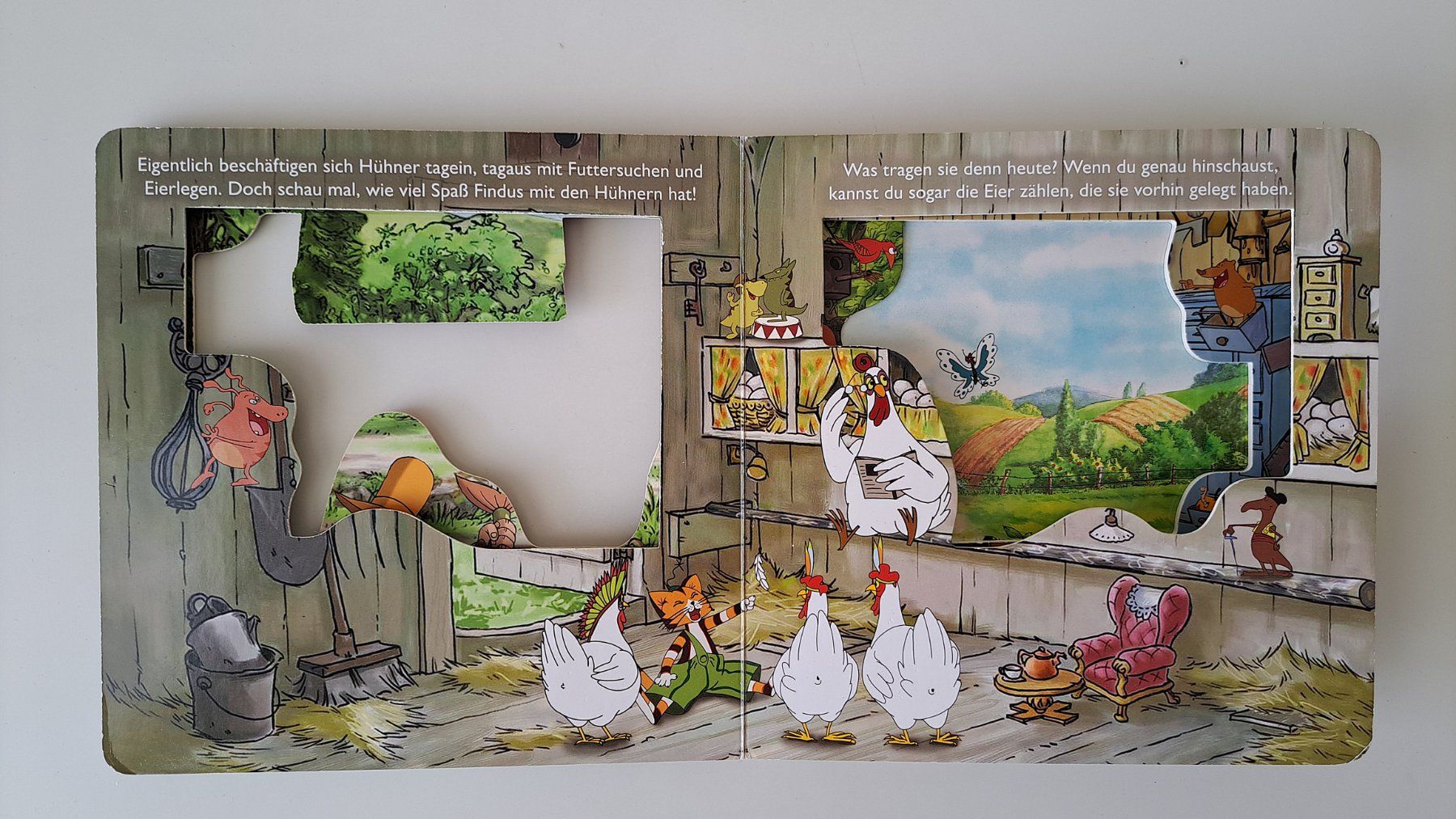 Libri: Pettersson und Findus - Fensterbuch - Karton – Usato da Affoltern am Albis venduto da saminou01 2