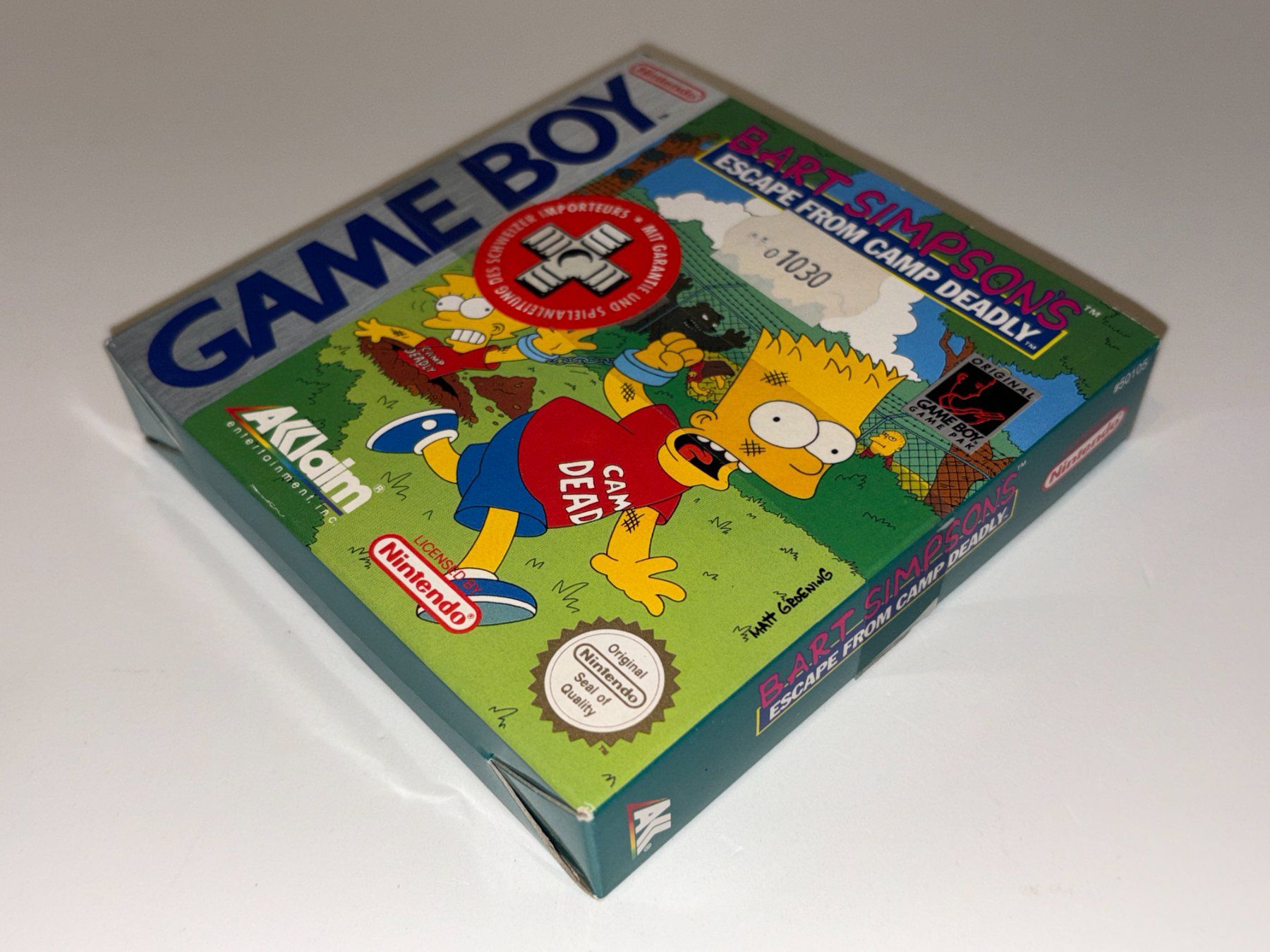Nintendo Giochi: Bart Simpson's Escape from Camp Deadly - Game Boy - OVP – Usato da Zürich venduto da VintagePalace 4