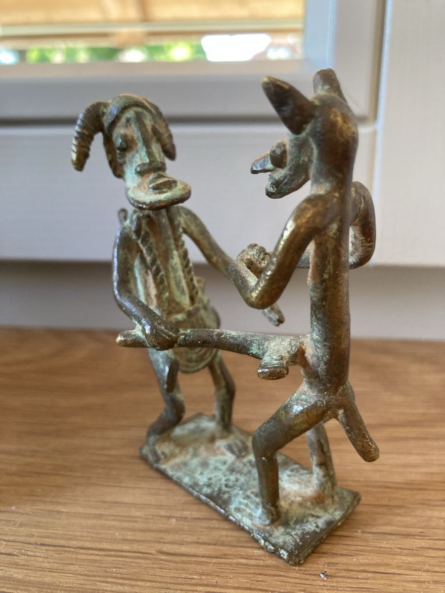 Statuette: Afrikanische Bronzefigur aus Mali – Nuovo (secondo la descrizione) da Bolligen venduto da abara1 3