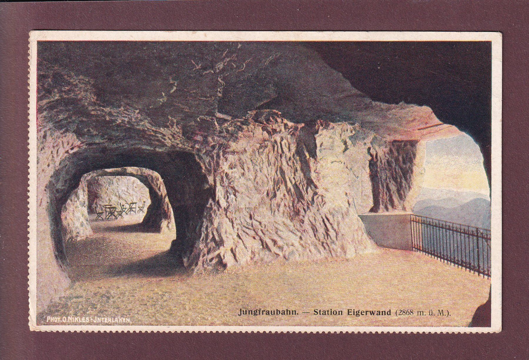 Cartes postales: Jungfraubahn - STATION EIGERWAND – D'occasion à Pully par nicecards