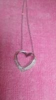 Collier Swarovski pendentif cœur strass 