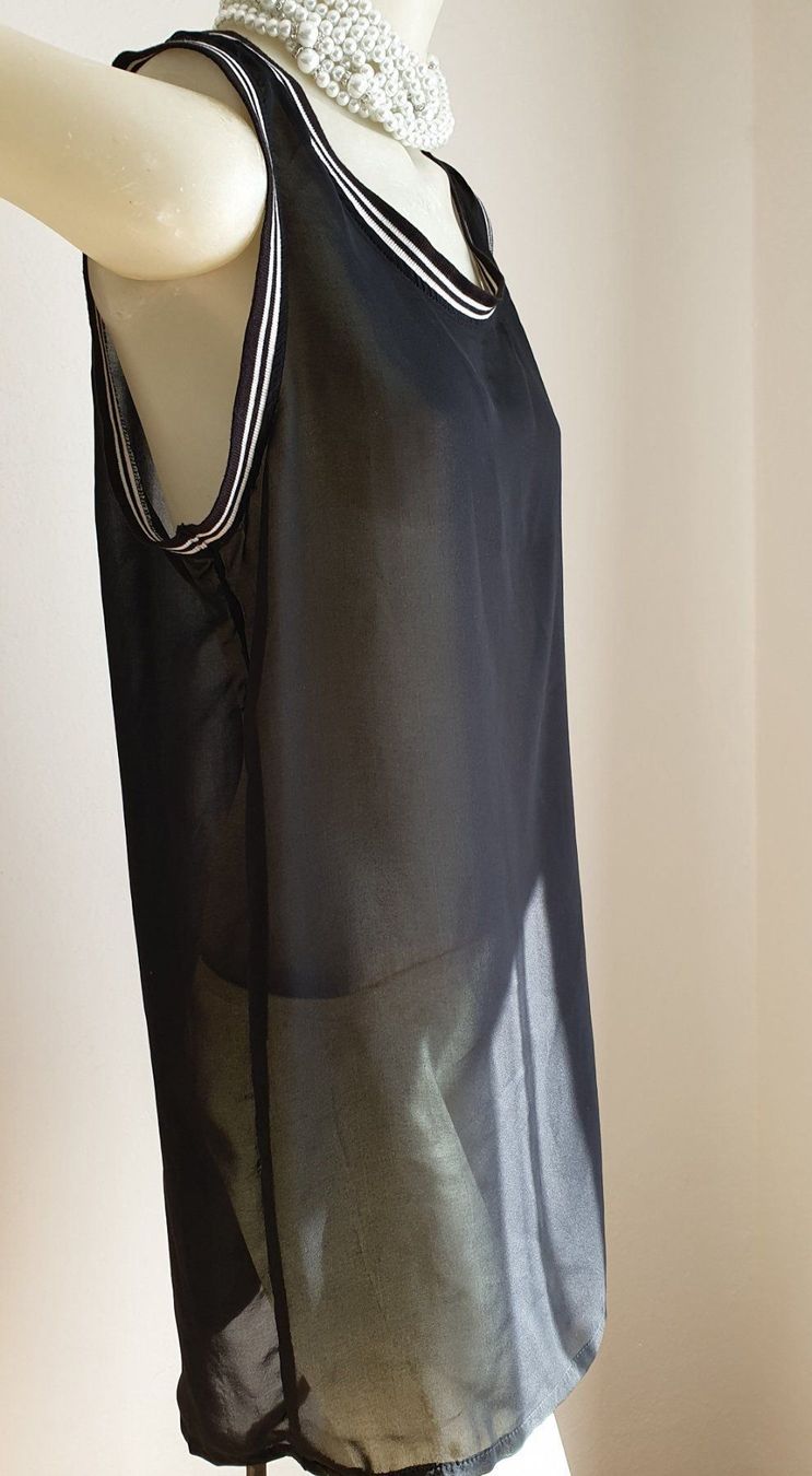 Tuniche: Tunika/Strandkleid gr36(38), schwarz – Usato da Niederbipp venduto da fashionfuchs 1