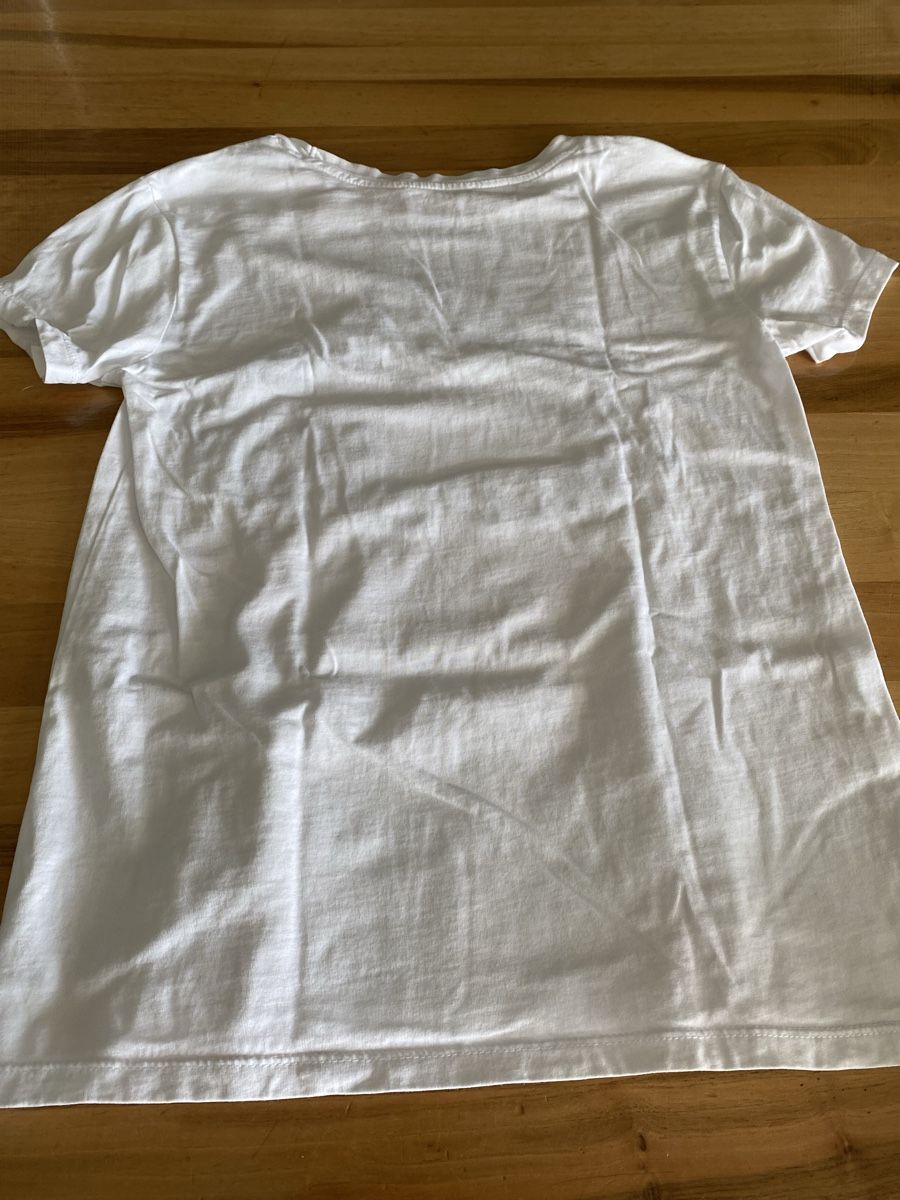 Mango T-shirt: Mango T-Shirt, Gr. XS, weiss - blau – Usato da Hittnau venduto da Birdie68 1