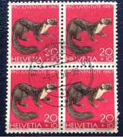 4 er Block Nr.J 221 mit Stempel   