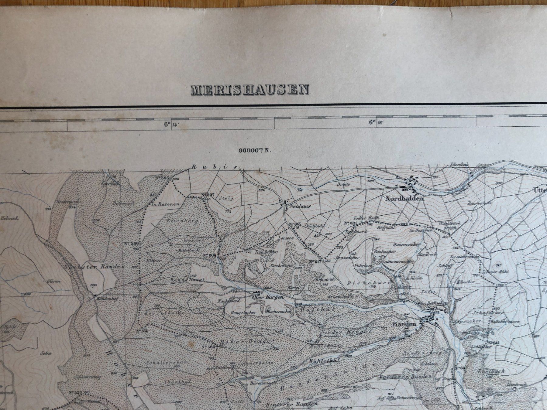 Landkarten & Atlanten: Siegfriedatlas Bl. 11: Staufenberg 1885 – Gebraucht aus Zürich von allp 2