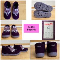 Gr. 23, Superfit Finkli Hausshuhe Fuchs, aubergine