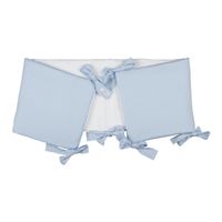 Blau-weisses Babybett-Schutzkissen von KIDSBÜHL