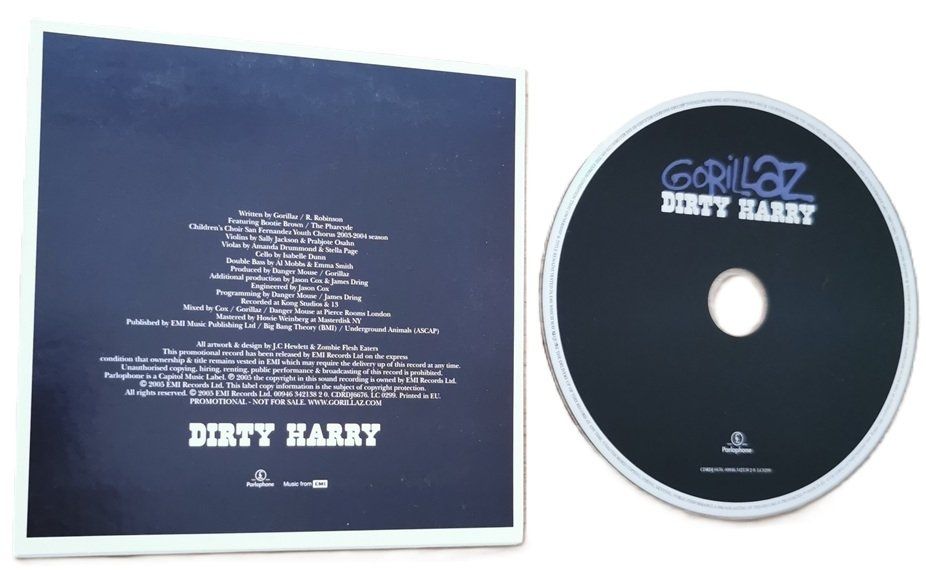 CD: Gorillaz – Dirty Harry  (CD-Single) – Usato da Wilen b. Wollerau venduto da morethanmusic 1