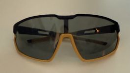Sonnenbrille Sport Brille schwarz gelb guter Zustand