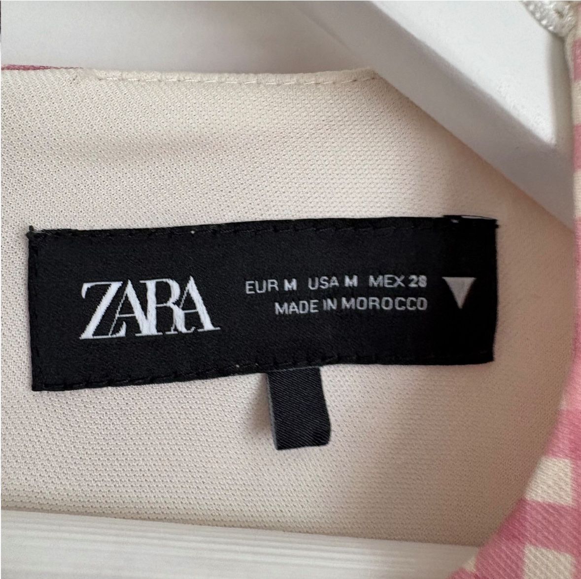 Zara Vestiti: Robe rose à carreaux M – Usato da Moudon venduto da TigerrrEye 2