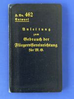 Gebrauch der Fliegervisiereinrichtung für M.G. (1926)