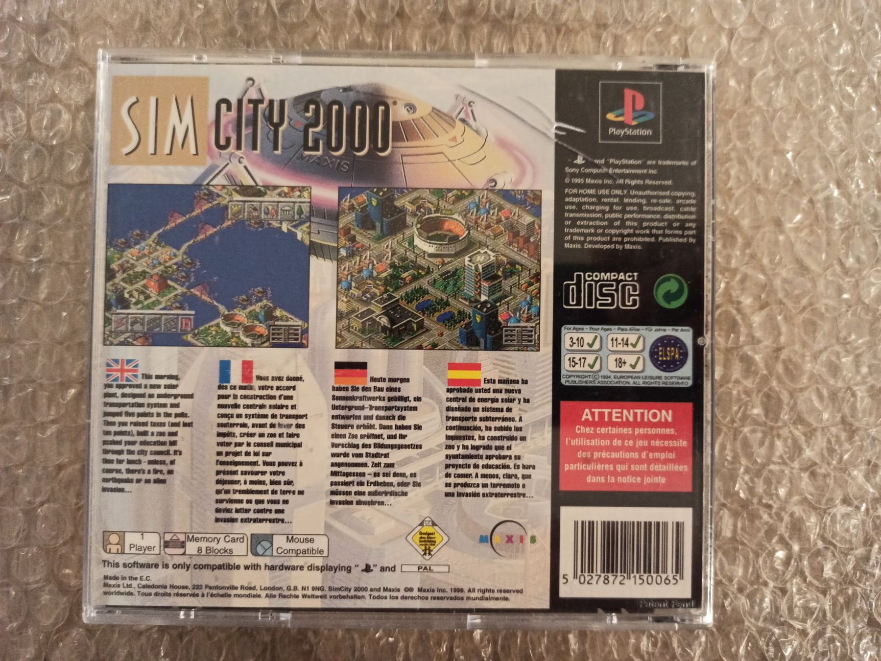 Jeux: Sim City 2000 PS1 – D'occasion à Oberweningen par mar_87mx 1