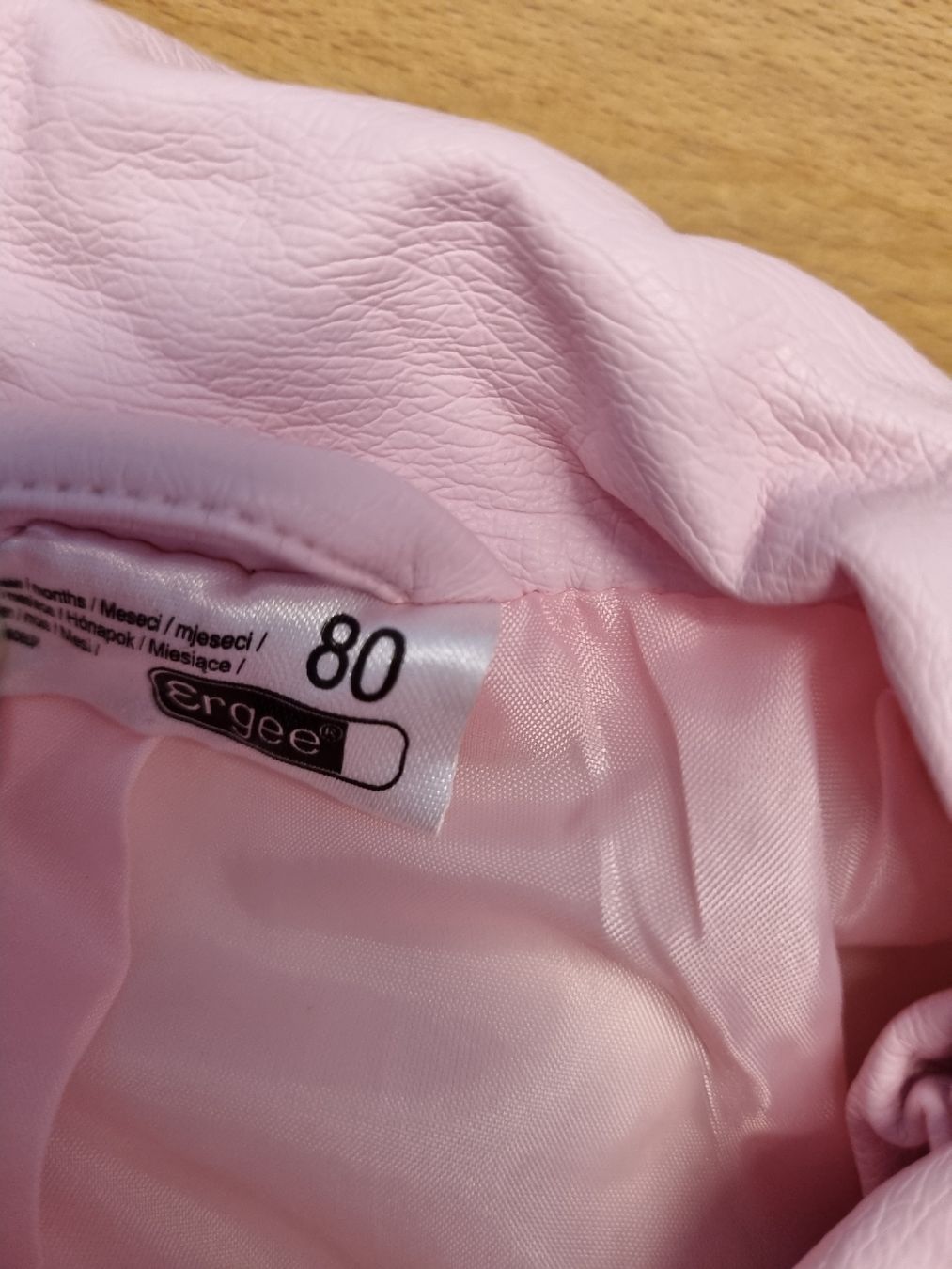 Giacche & Cappotti: Mädchen rosa Kunstleder Jacke 80 – Usato da Unteriberg venduto da ste_ruh 2