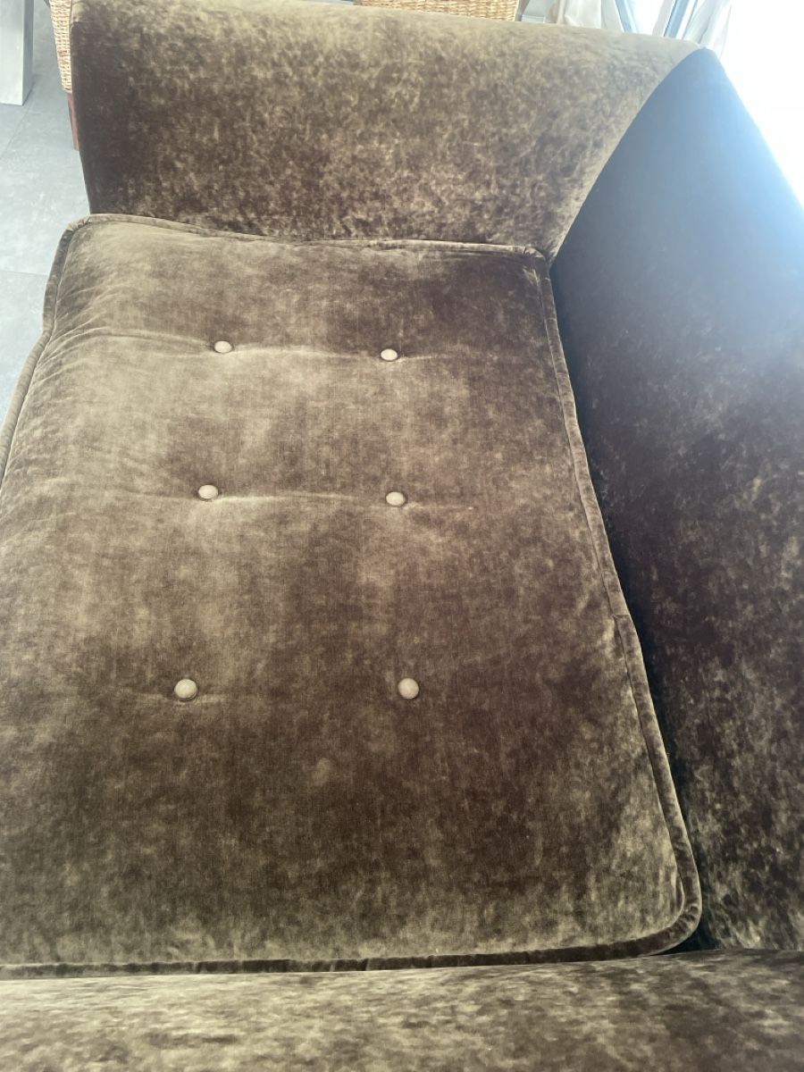 Divani: Bretz XL Sofa / Bett  in Gold Samt – Usato da Brugg AG venduto da naturwarenladen 2